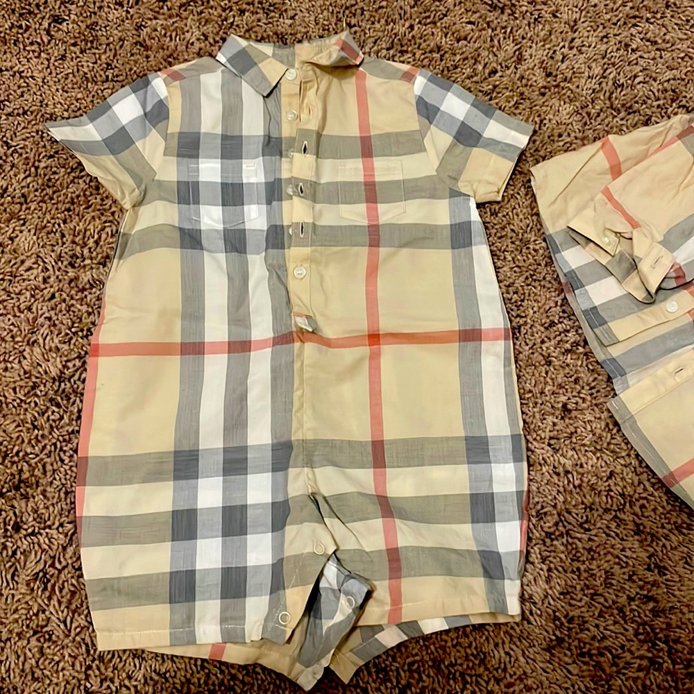 Authentic children’s Burberry romper